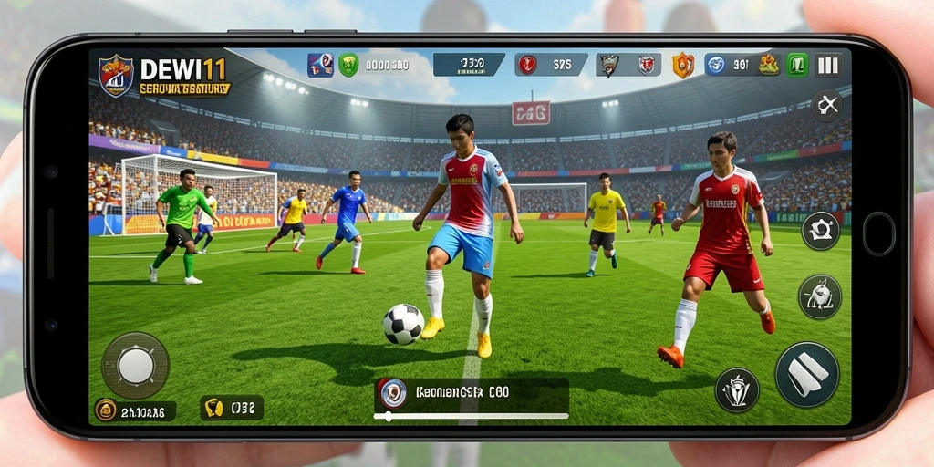 DEWI11 menampilkan aksi seru dan gameplay sepak bola yang mendebarkan.