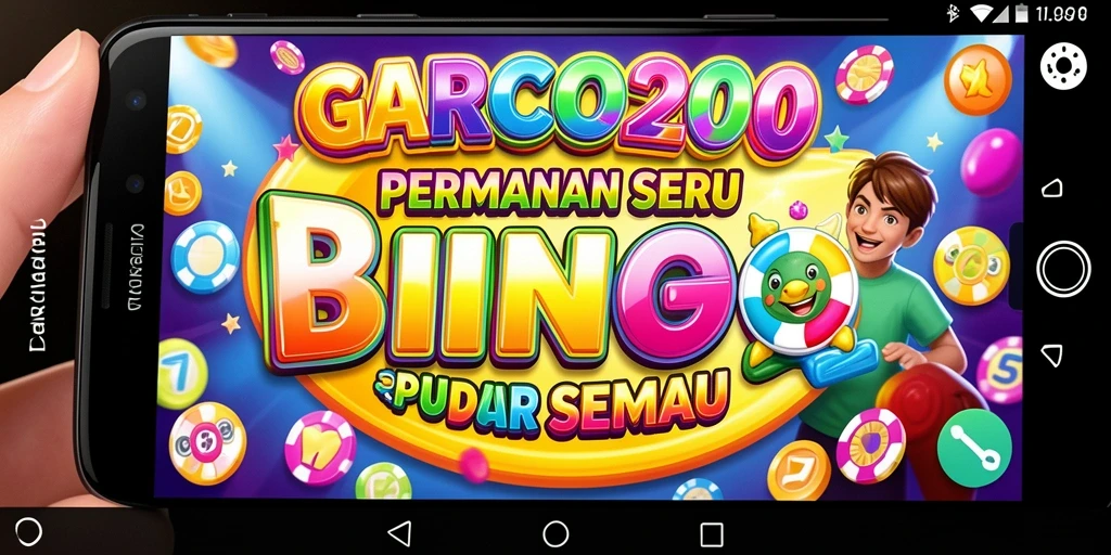 Tampilan menarik dari gameplay Bingo di GARCO200.