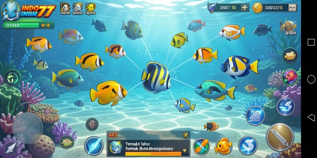 Screenshot gameplay INDO777 yang penuh aksi Tembak Ikan.