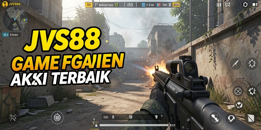Tampilan gameplay JVS88 yang mendebarkan dan penuh aksi.