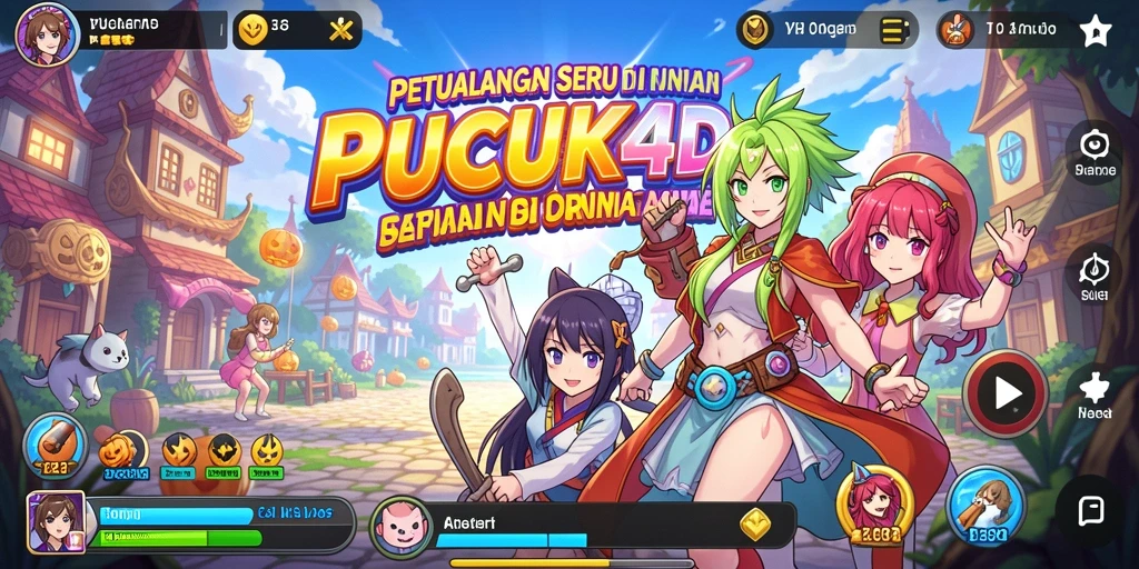 Tampilan menarik dari gameplay <strong>PUCUK4D</strong> dengan karakter <strong>Anime</strong> yang menawan.